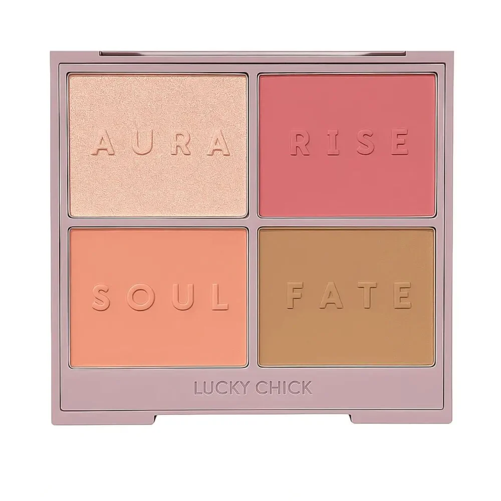 NIB Lucky Chick Mystic Halo Face Palette, Bronzer Blush & Highlighter